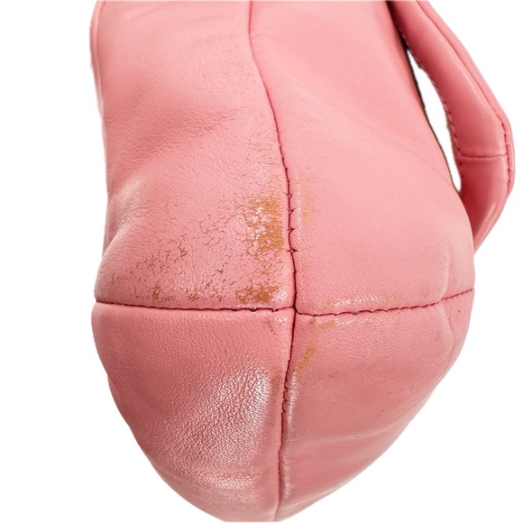 COACH Kristin Pink Leather Shoulder Crossbody Hobo Bag Purse F22308 - Picture 14 of 17